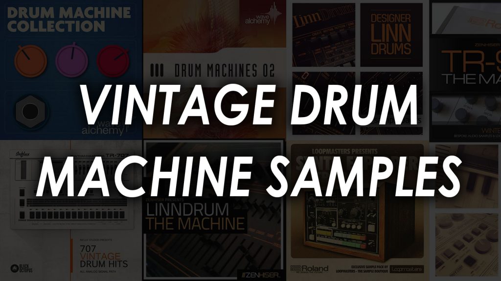 classic vintage drum machine samples